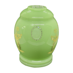 Hũ Ngọc Lưu Ly Xanh Khắc Bát Nhã Tâm Kinh HP-08