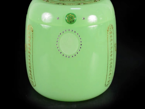 Bộ hũ đựng tro cốt ngọc bích