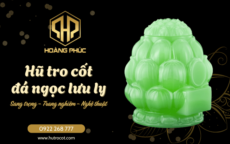 Hũ tro cốt đá ngọc lưu ly