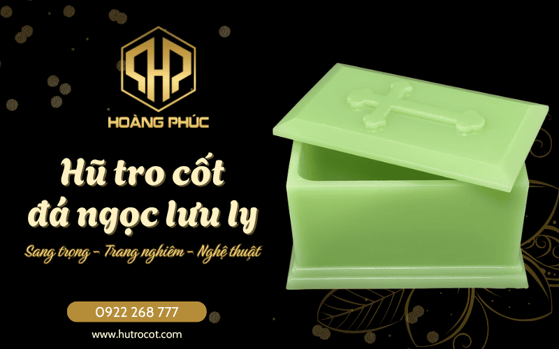 Hũ tro cốt đá ngọc lưu ly