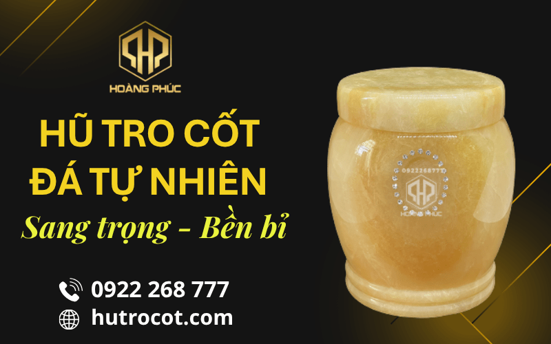 hũ tro cốt đá tự nhiên