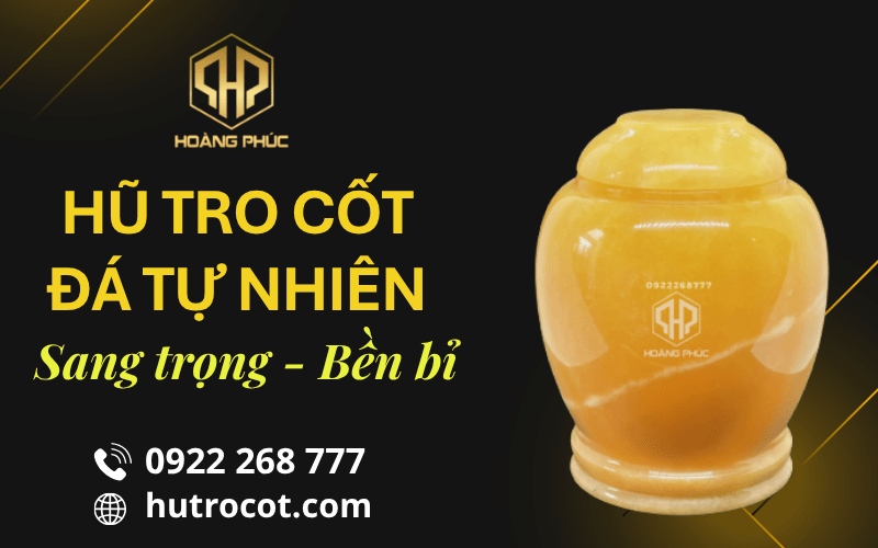 hũ tro cốt đá tự nhiên
