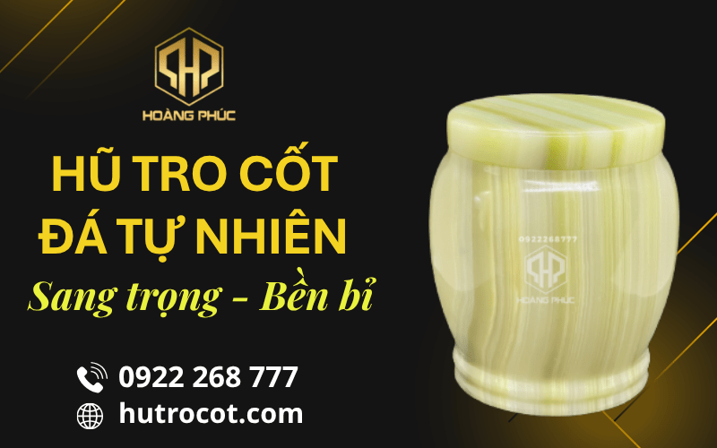 hũ tro cốt đá tự nhiên