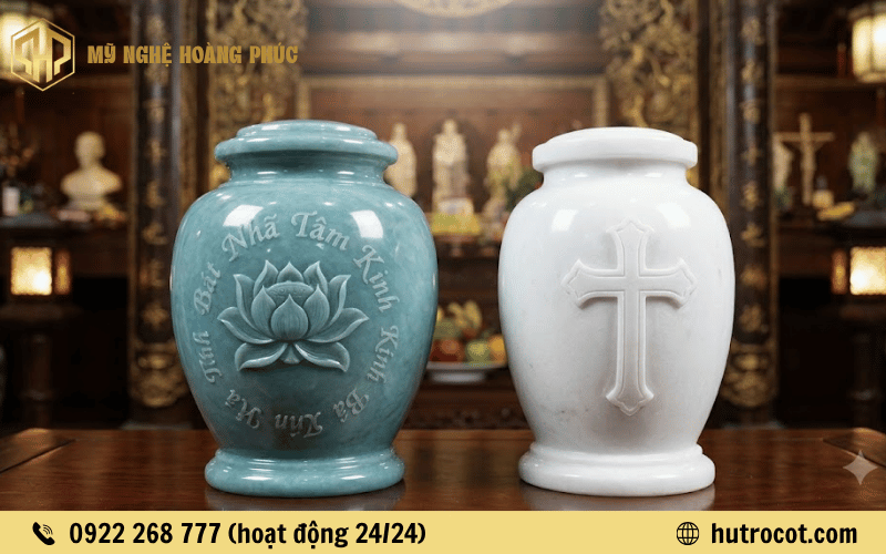 Không gian an vị hũ tro copts uy nghiêm